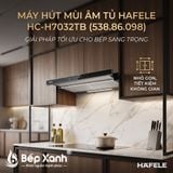  Máy Hút Mùi Âm Tủ Hafele HC-H7032TB (538.86.098) - Hút Siêu Khỏe, Chuẩn Đức, Bảo Hành Chính Hãng 