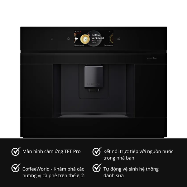Đồ gia dụng Bosch CTL9181D0 Máy Pha Cafe Series 8 Âm Tủ