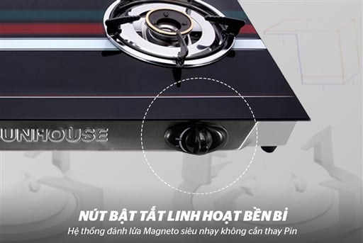 Bếp gas dương kính 2 lò Sunhouse SHB202MT – ảnh 7