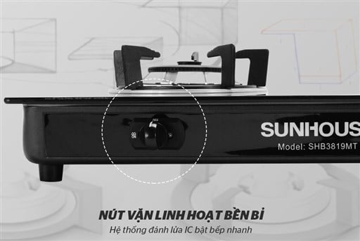 Bếp gas dương kính Sunhouse SHB3819MT – ảnh 7