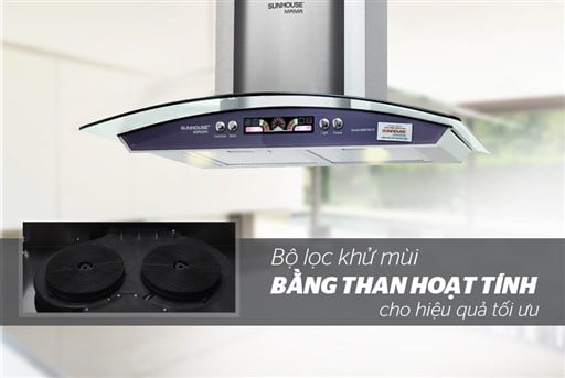 Máy hút mùi kính cong Sunhouse Mama MM6716-70 – ảnh 6