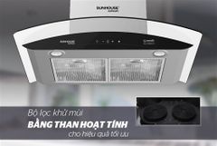 MÁY HÚT MÙI cao cấp KÍNH CONG SUNHOUSE MAMA MMB6682-70 Máy hút mùi kính cong SUNHOUSE MAMA MMB6682-70 ảnh 6