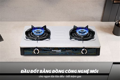 Bếp gas dương mặt inox Sunhouse Mama MMB0983 – ảnh 6
