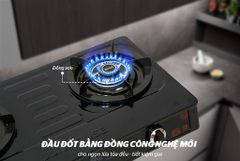 Bếp gas dương mặt men Sunhouse Mama MMB0984 ảnh 6