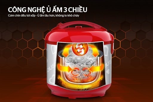 Nồi cơm điện 1.8L Sunhouse SH18S – ảnh 6