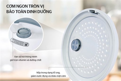 Nồi cơm điện 1.8L Sunhouse SHD8601 – ảnh 6