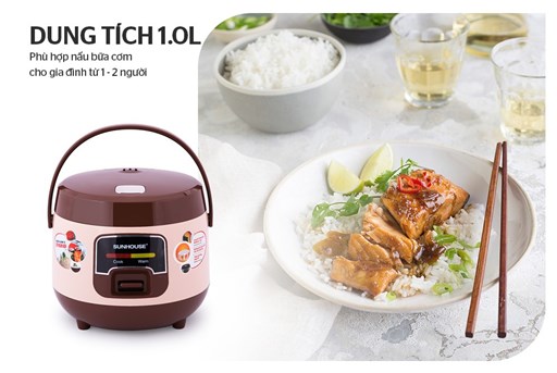 Nồi cơm điện 1L Sunhouse SHD8208C – ảnh 6
