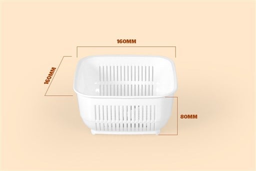 Bộ 5 rổ đựng thực phẩm biozone 16CM KB-BA5B01W – ảnh 5