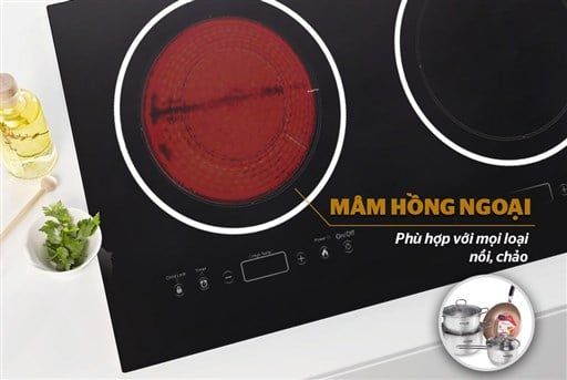 Bếp từ hồng ngoại Sunhouse SHB8609 chính hãng Bếp từ hồng ngoại Sunhouse SHB8609 chính hãng