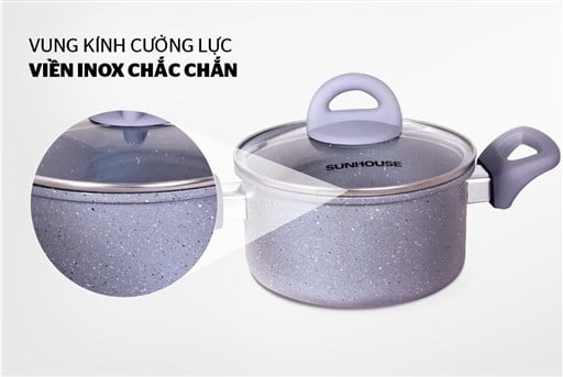 Nồi vân đá đáy từ Sunhouse SHG2016MMC – ảnh 5