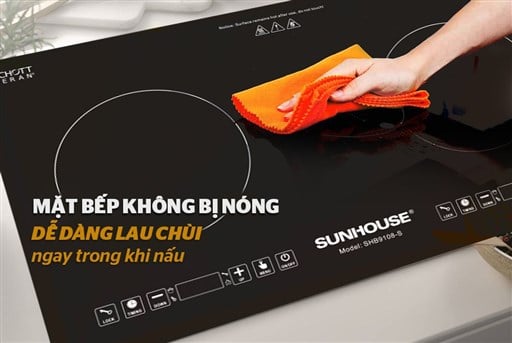 BẾP đôi ĐIỆN từ SUNHOUSE SHB9108-S – ảnh 6