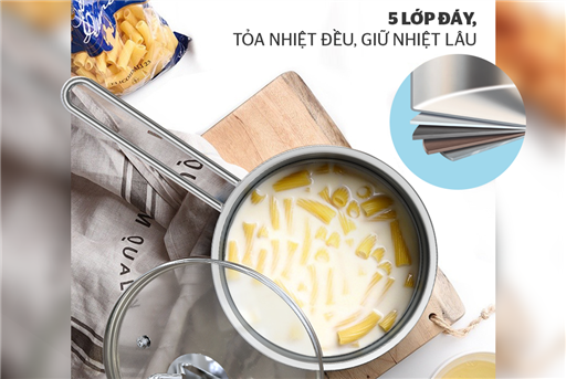 Nồi quấy bột inox 5 đáy Sunhouse SHG508-16 – ảnh 4