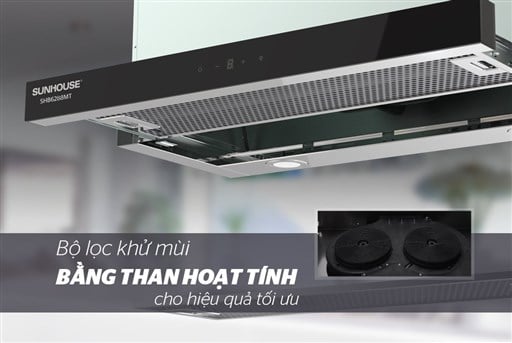 Máy hút mùi âm tủ Sunhouse SHB6288MT – ảnh 6