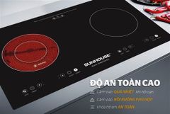 Bếp đôi điện từ hồng ngoại Sunhouse SHB9106-ES ảnh 7