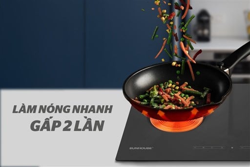 Bếp đôi điện từ Sunhouse SHB9122MT – ảnh 6
