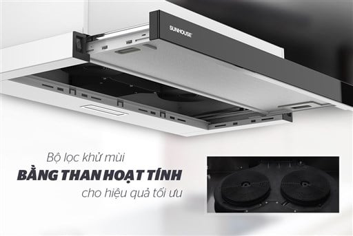 Máy hút mùi âm tủ Sunhouse SHB6128 SHB6128MT – ảnh 4