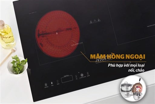 Bếp đôi điện từ hồng ngoại Sunhouse Mama MMB9100VN – ảnh 6