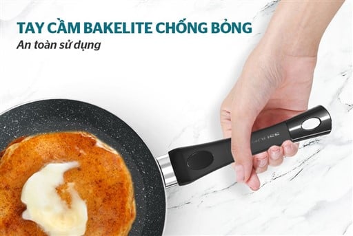 Chảo chống dính vân đá đáy từ Sunhouse SH24G – ảnh 7
