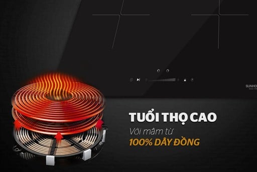 BẾP đôi ĐIỆN từ SUNHOUSE SHB-DI02 – ảnh 6