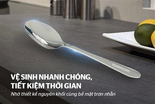 Bộ 2 thìa muỗng cafe 130 inox Sunhouse KS-S2PO130I – ảnh 5