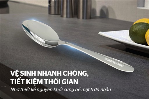 Bộ 2 thìa muỗng trẻ em 140 inox Sunhouse KS-S2PO140I – ảnh 5