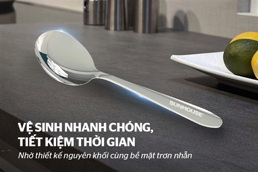 Bộ 2 thìa muỗng đa năng 175 inox Sunhouse KS-S2PO175I – ảnh 6