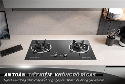 Bếp gas âm kính Sunhouse SHB7736 – ảnh 6