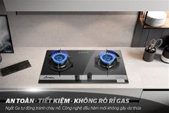 Bếp gas âm kính cao cấp apex 2 lò APB8811 ảnh 6