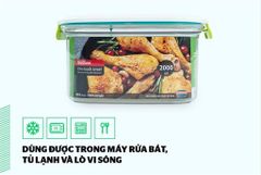 Hộp bảo quản thực phẩm thông minh biozone vuông 2000ML KB-SM2000S1 ảnh 6