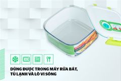 Hộp bảo quản thực phẩm thông minh biozone 600ML KB-SM600S1 ảnh 6