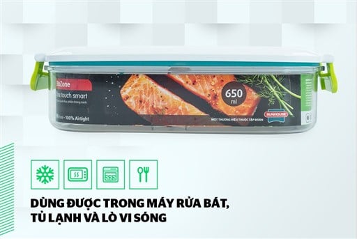 Hộp bảo quản thực phẩm thông minh biozone 650ML KB-SM650S2 – ảnh 6