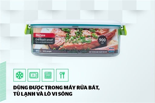 Hộp bảo quản thực phẩm thông minh biozone 900ML KB-SM900S – ảnh 6