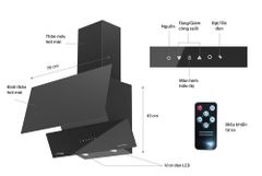 MÁY HÚT MÙI CAO CẤP VÁCH KÍNH SUNHOUSE MAMA MMB6819MT ảnh 7
