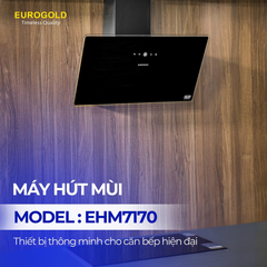 Máy hút mùi kính vát Eurogold EUH0770V - màu đen, 70cm ảnh 4