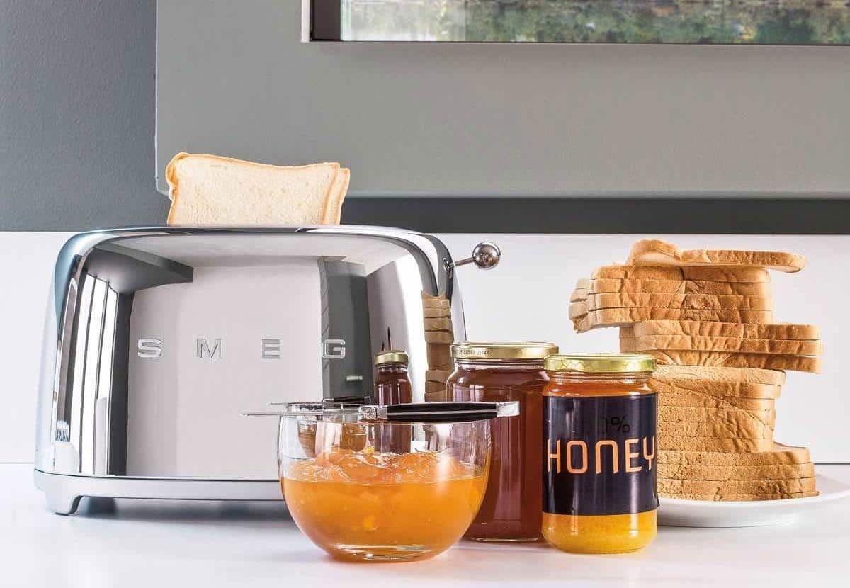 Máy Nướng Bánh Mì Smeg TSF01SSEU Chrome – ảnh 2