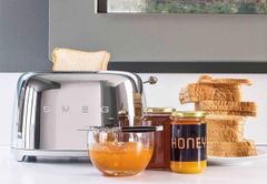 Máy Nướng Bánh Mì Smeg TSF01SSEU Chrome ảnh 2