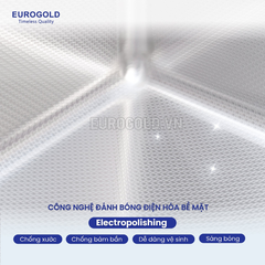 Chậu rửa bát Eurogold EUC28245GB - 820x450x230mm ảnh 3