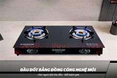 Bếp gas dương kính 2 lò Sunhouse SHB201MT ảnh 8