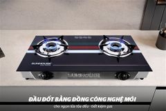 Bếp gas dương kính 2 lò Sunhouse SHB202MT ảnh 8