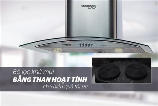 Máy hút mùi kính cong Sunhouse Mama MM6719-70 – ảnh 7