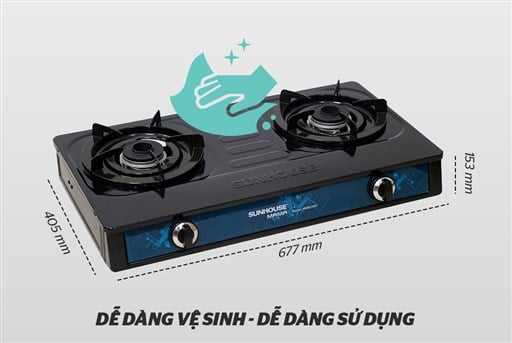 Bếp gas dương mặt men Sunhouse Mama MMB0980 – ảnh 7