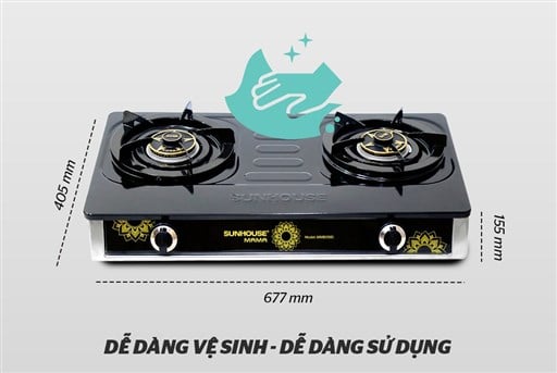 Bếp gas dương mặt men Sunhouse Mama MMB0985 – ảnh 7