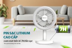 Quạt sạc mini Sunhouse SHD7114 ảnh 6