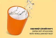Cốc cách nhiệt 2 lớp biozone 310ML KB-CU310PO màu cam ảnh 6