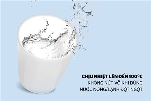 Cốc cách nhiệt 2 lớp biozone KB-CU310PW màu trắng – ảnh 6