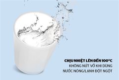 Cốc cách nhiệt 2 lớp biozone KB-CU310PW màu trắng ảnh 6