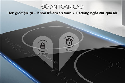 Lắp đặt Bếp từ hồng ngoại Sunhouse SHB9002-EC – ảnh 7