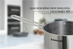 Nồi quấy bột inox 5 đáy Sunhouse SHG508-16 ảnh 5