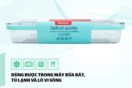 Hộp bảo quản thực phẩm ngăn đông biozone 1800ML KB-FR1800S – ảnh 6