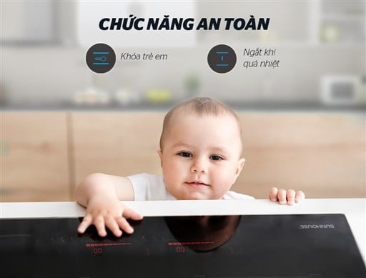 Bếp đôi điện từ Sunhouse SHBDI08-PLUS – ảnh 7